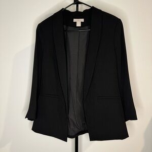H&M | Straight-Cut Blazer | Black | Size S | NWOT​